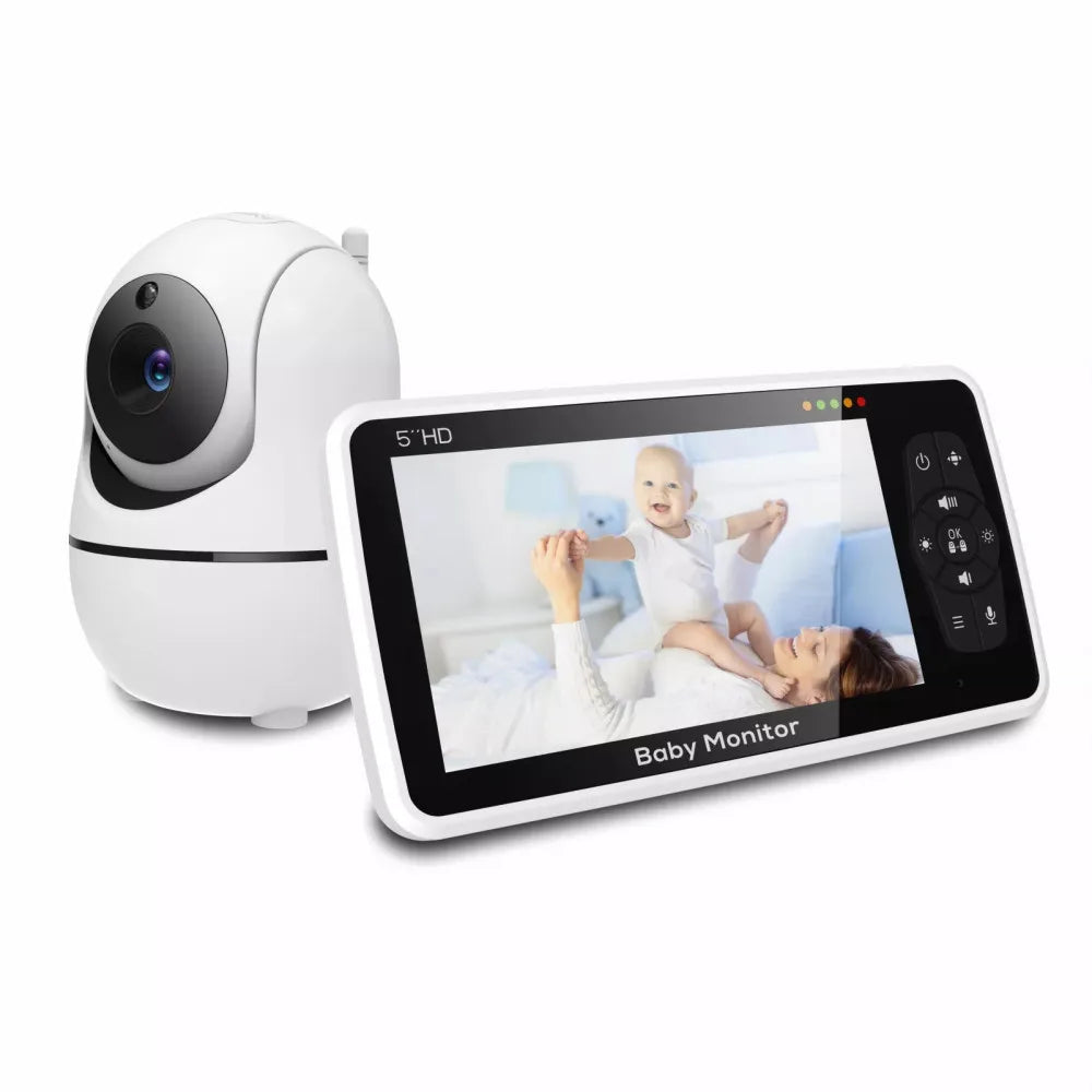 5-Inch Video Baby Monitor with 4X Zoom