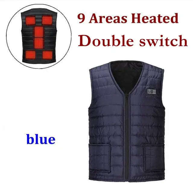 Unisex 9-Zone Electric Heated Vest
