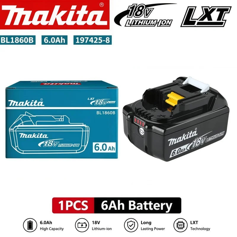 Makita BL1860B 18V 6Ah Lithium Battery
