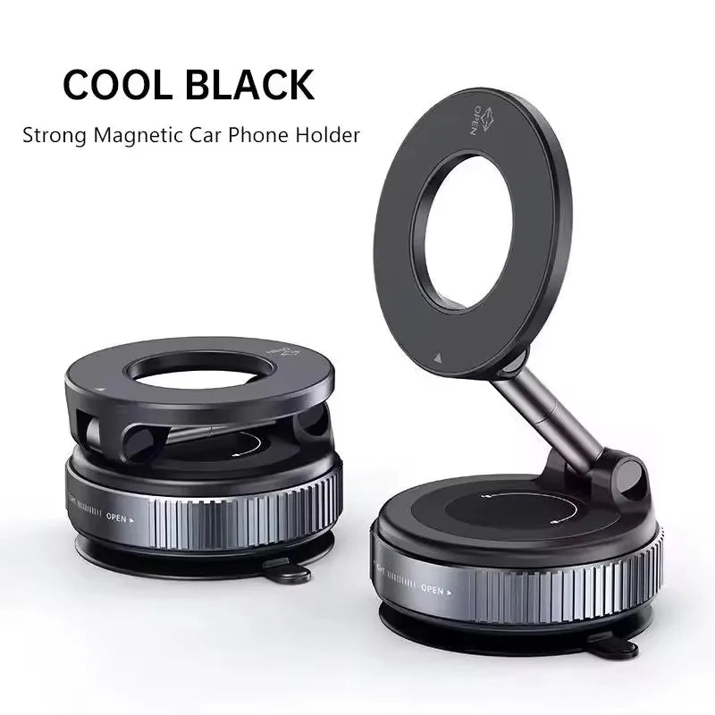 360° Magnetic Vacuum Suction Phone Holder