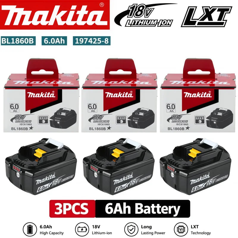 Makita BL1860B 18V 6Ah Lithium Battery