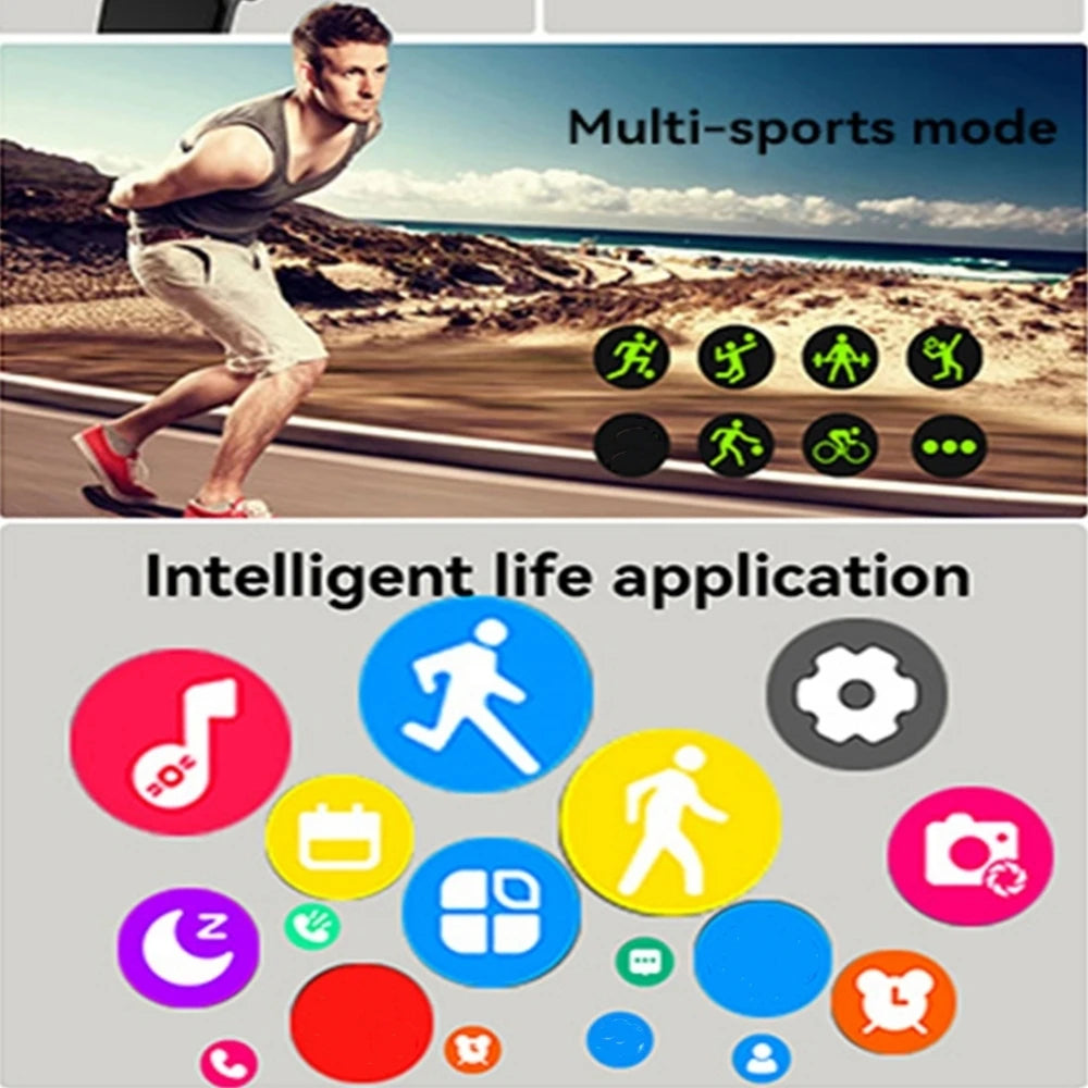 2.01-Inch HD Touchscreen Smartwatch