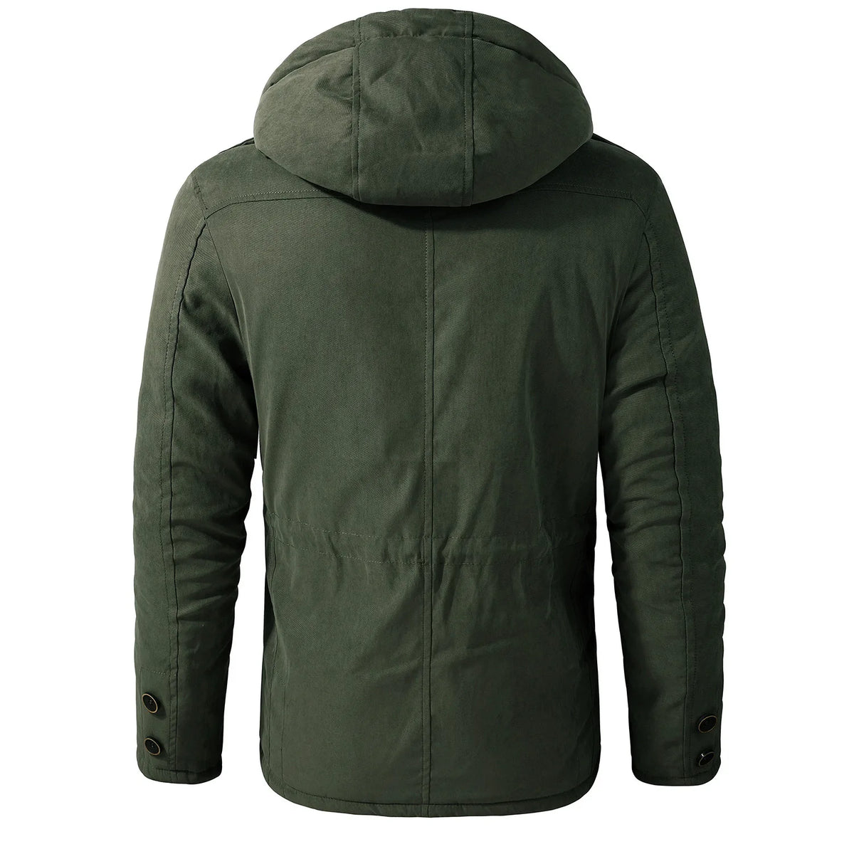Men's Fleece-Lined Hooded Winter Parka