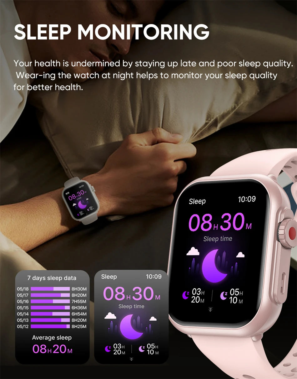1.85-Inch HD Smartwatch for Men & Women