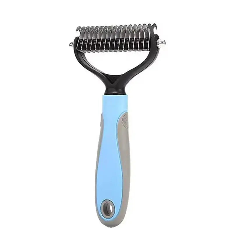 Double-Sided Pet Deshedding & Grooming Brush