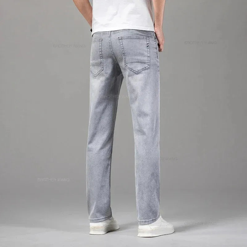 Men's Lightweight Stretch Casual Jeans