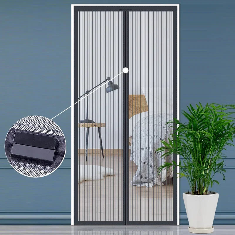 Magnetic Mosquito Screen Curtain – Insect Protection for Doors