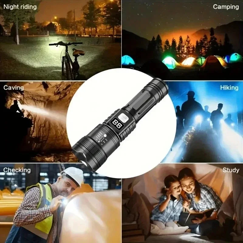 Rechargeable High-Power LED Flashlight