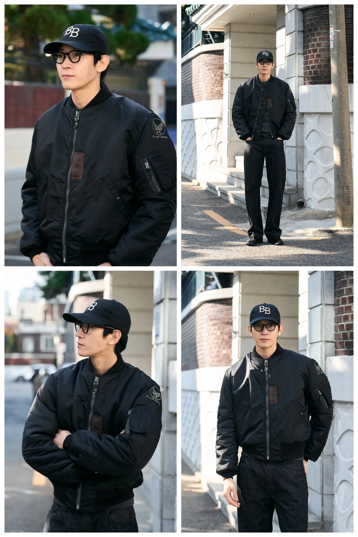 Men's MA-1 Military-Style Bomber Jacket