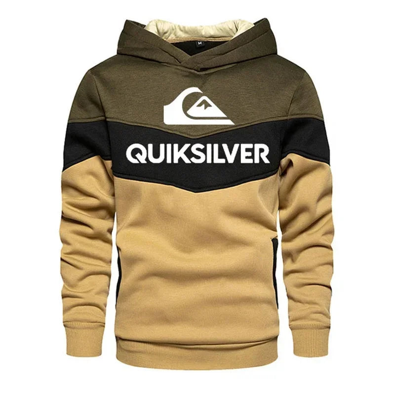 Men's Colourblock Casual Sports Hoodie