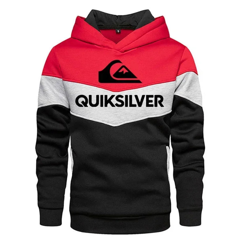 Men's Colourblock Casual Sports Hoodie