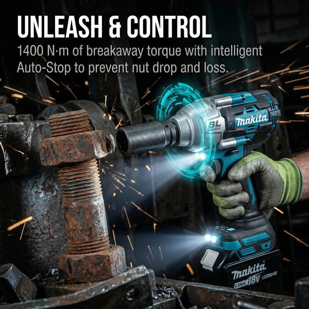 Makita 1000Nm Brushless Cordless Impact Wrench
