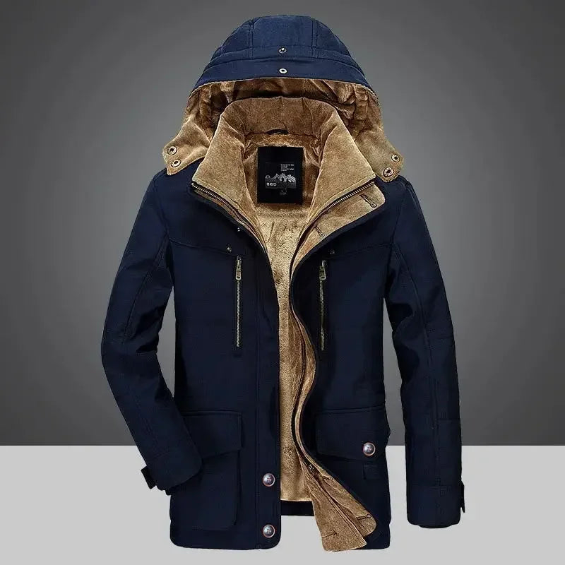 Men's Heavyweight Hooded Winter Parka