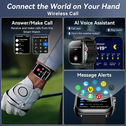 1.85-Inch HD Smartwatch for Men & Women