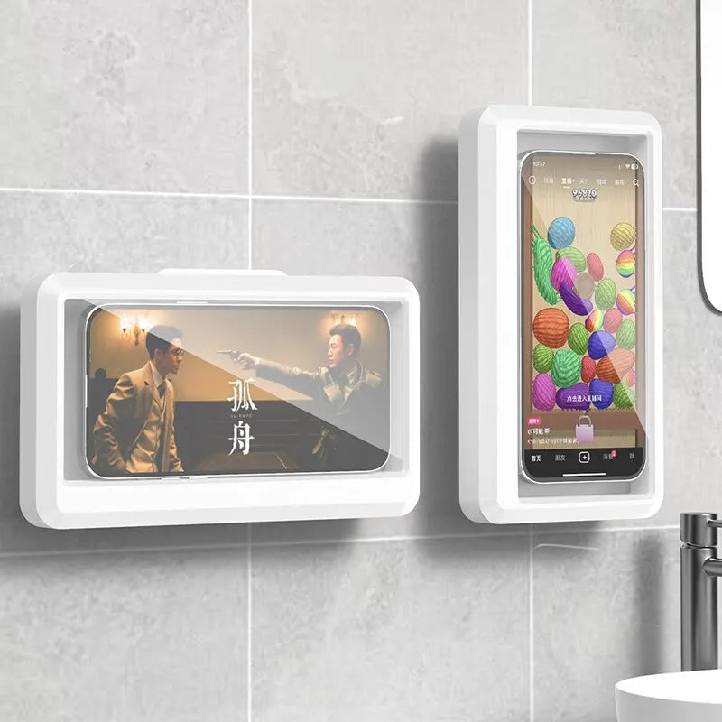 Waterproof Anti-Fog Phone Holder for Bathroom