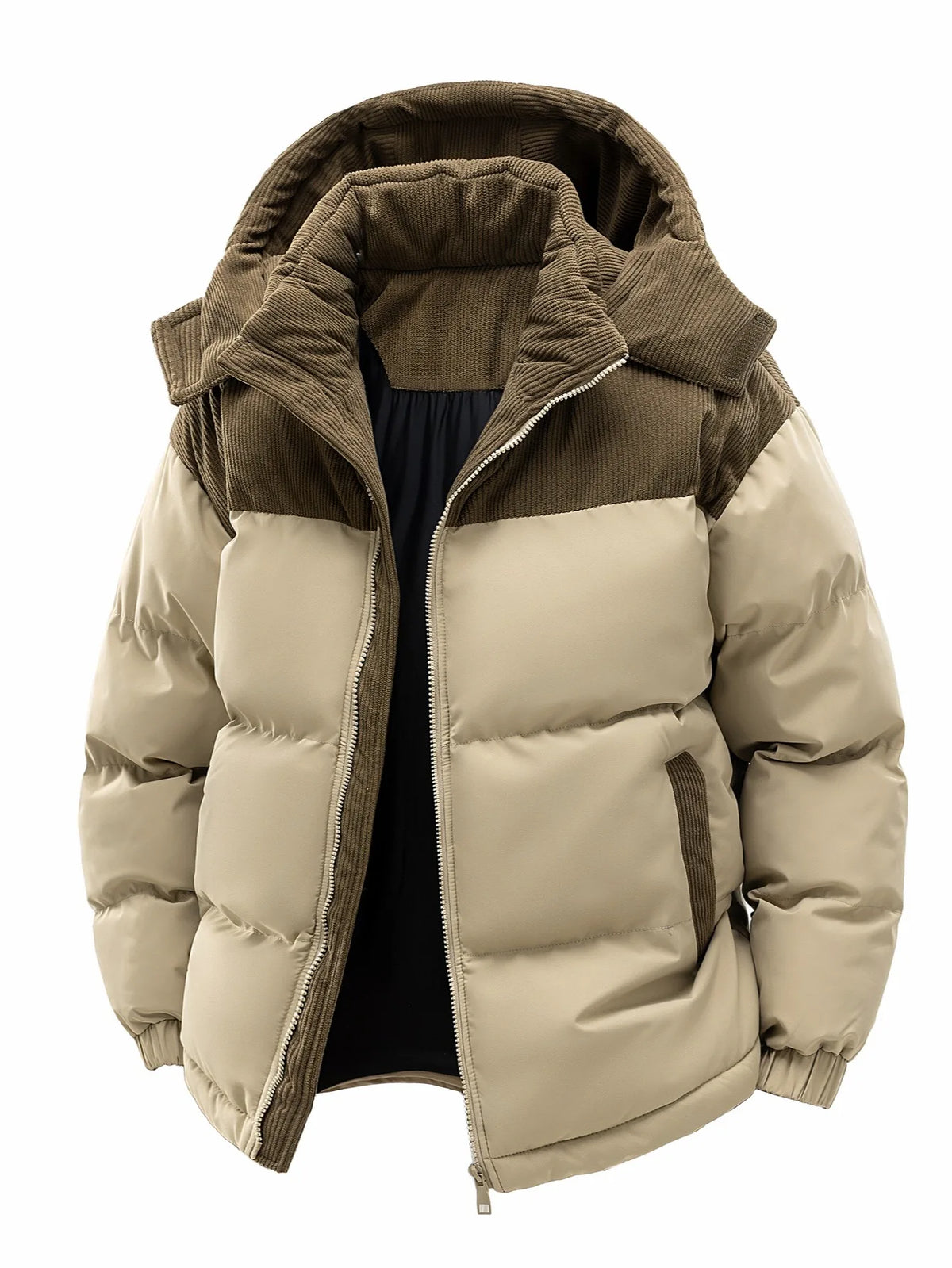 Men's Warm Hooded Puffer Jacket