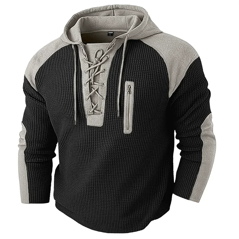 Men's Casual Hooded Pullover Sweatshirt