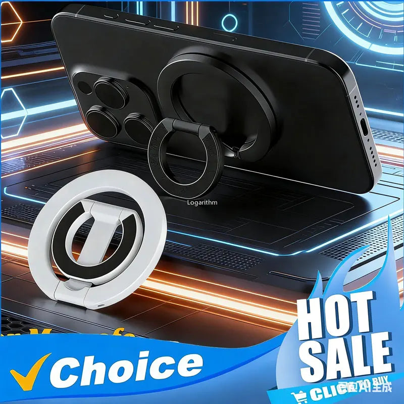 2026 NEW  360° Rotating Magnetic Phone Ring Holder