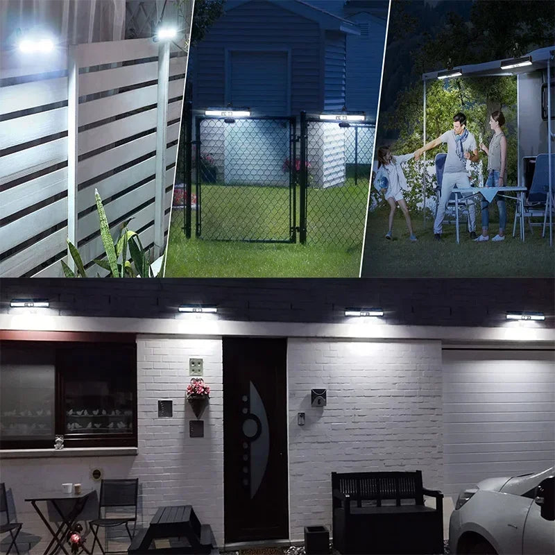 Solar LED Outdoor Wall Lights – Waterproof Garden & Security Lighting