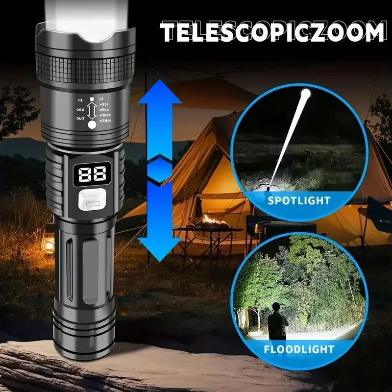 Rechargeable High-Power LED Flashlight