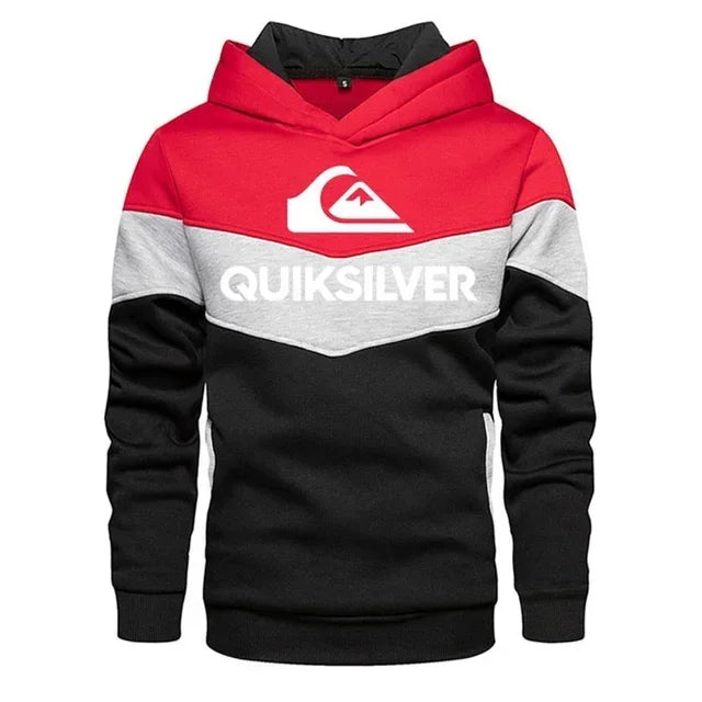 Men's Colourblock Casual Sports Hoodie