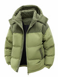 Men's Warm Hooded Puffer Jacket