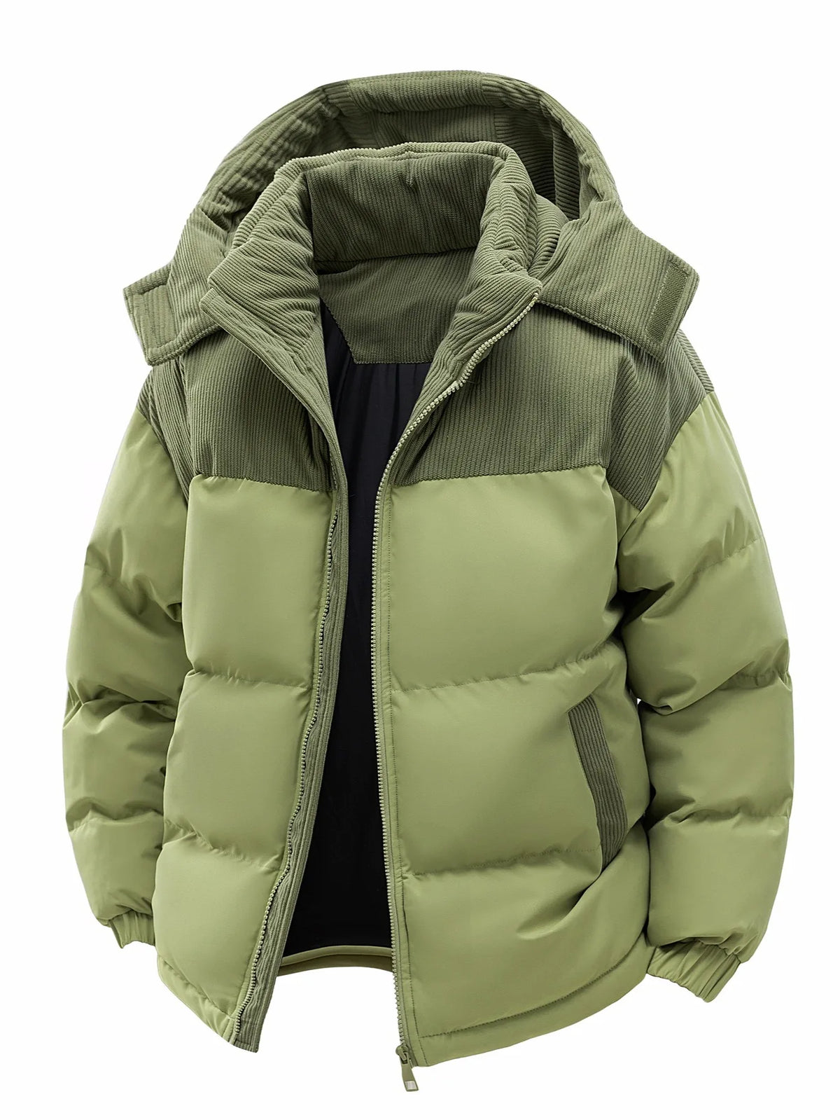 Men's Warm Hooded Puffer Jacket