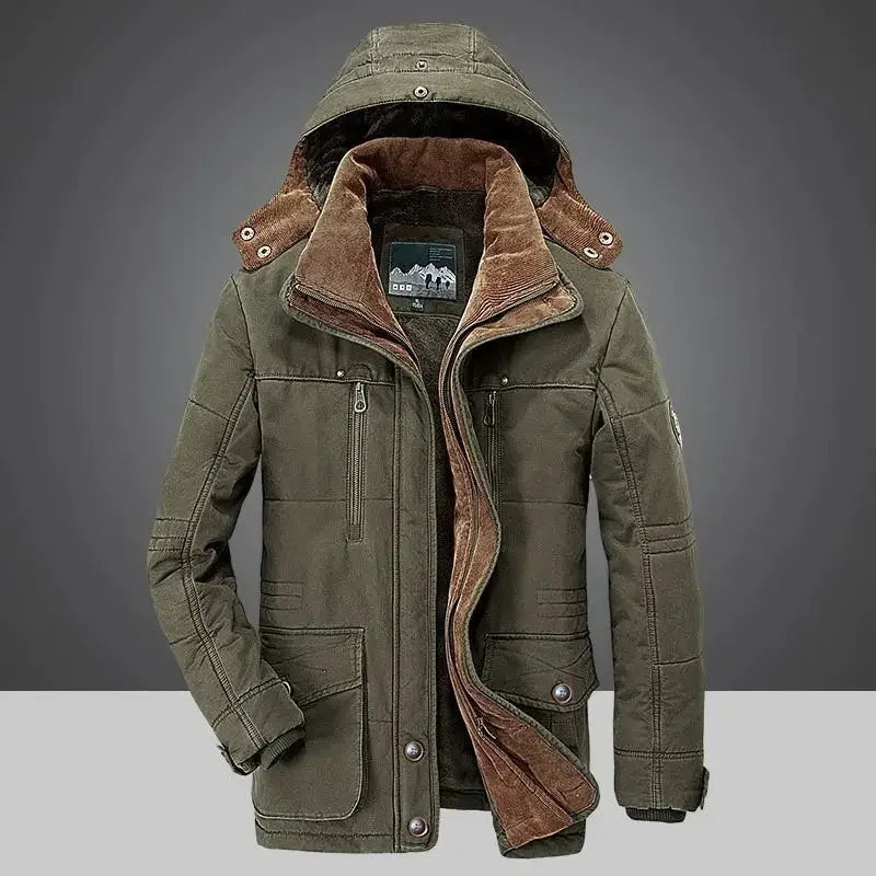 Men's Heavyweight Hooded Winter Parka