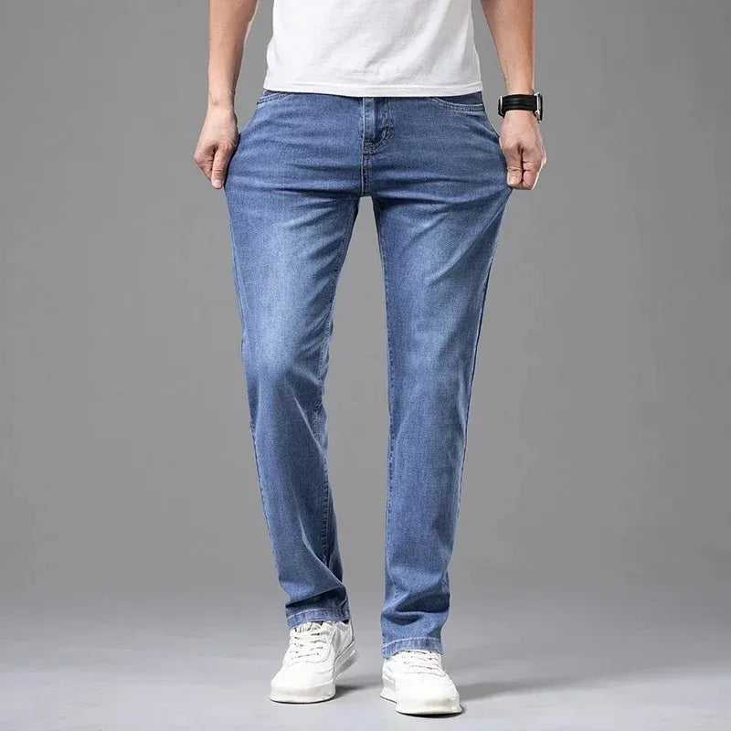 Men's Lightweight Stretch Casual Jeans