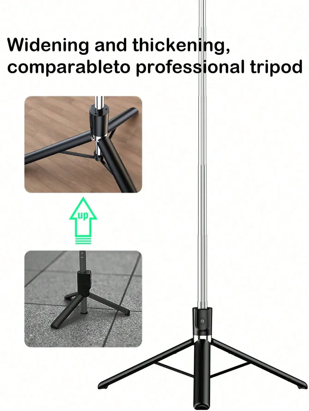 170cm Extendable Selfie Stick & Phone Tripod