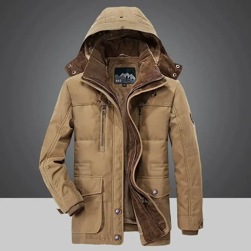 Men's Heavyweight Hooded Winter Parka