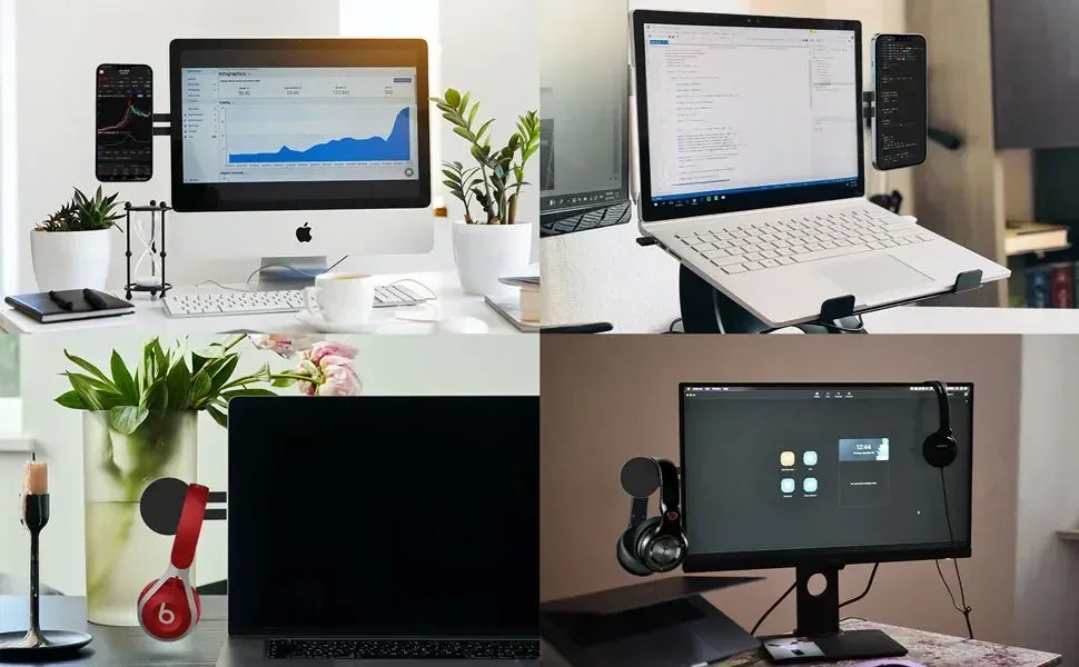 Magnetic Laptop & Monitor Phone Mount