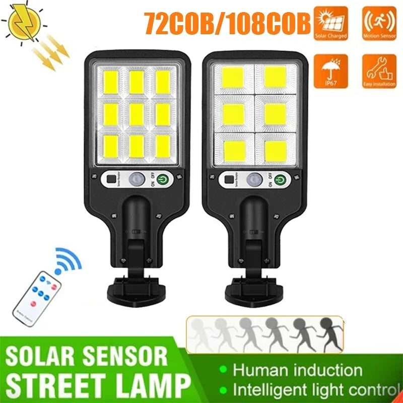 Solar LED Outdoor Wall Lights – Waterproof Garden & Security Lighting