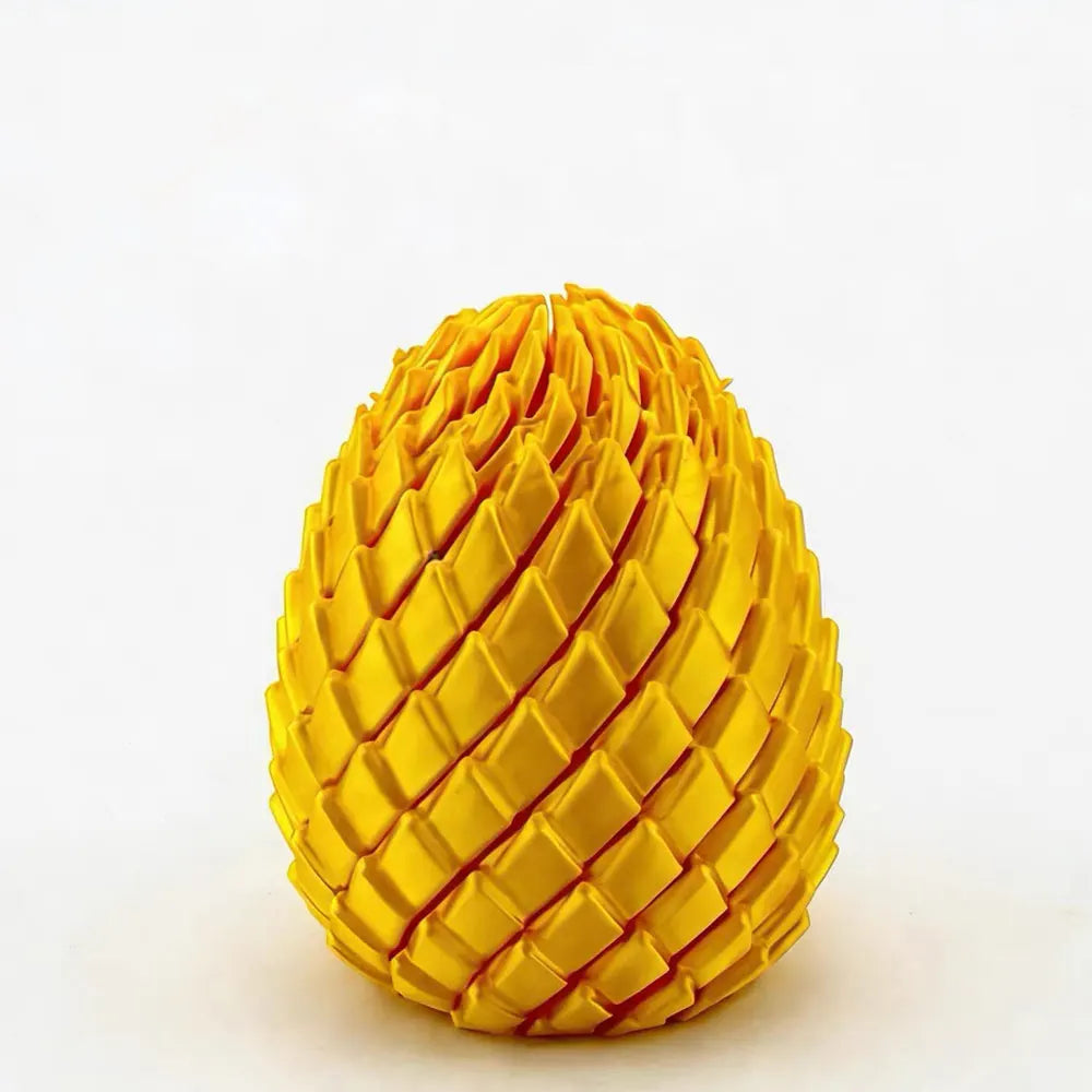 3D Printed Dragon Egg Fidget Toy – Articulated Dragon