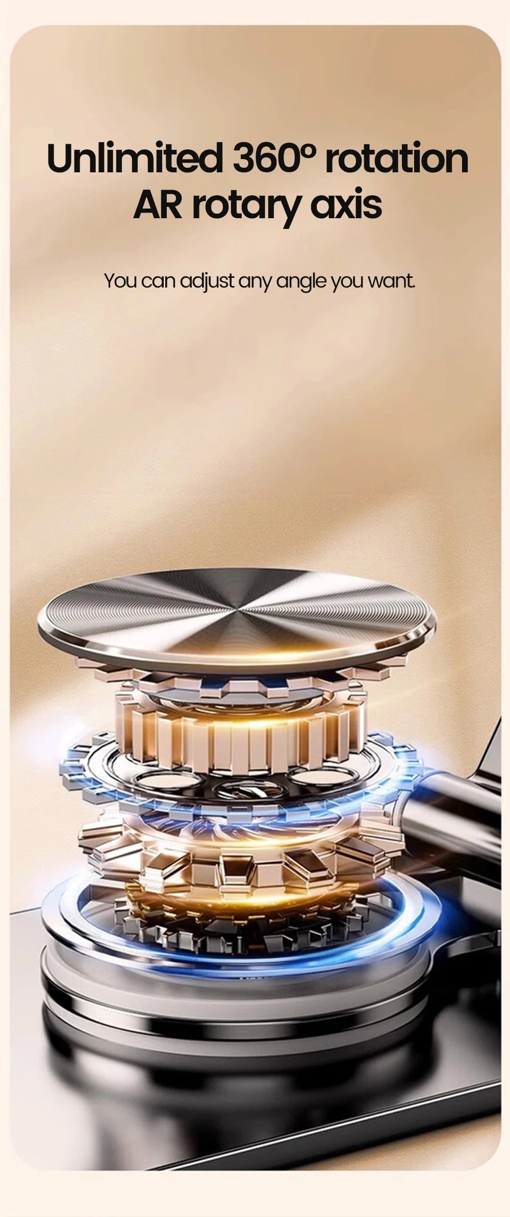Adjustable Rotating Desktop Phone Stand