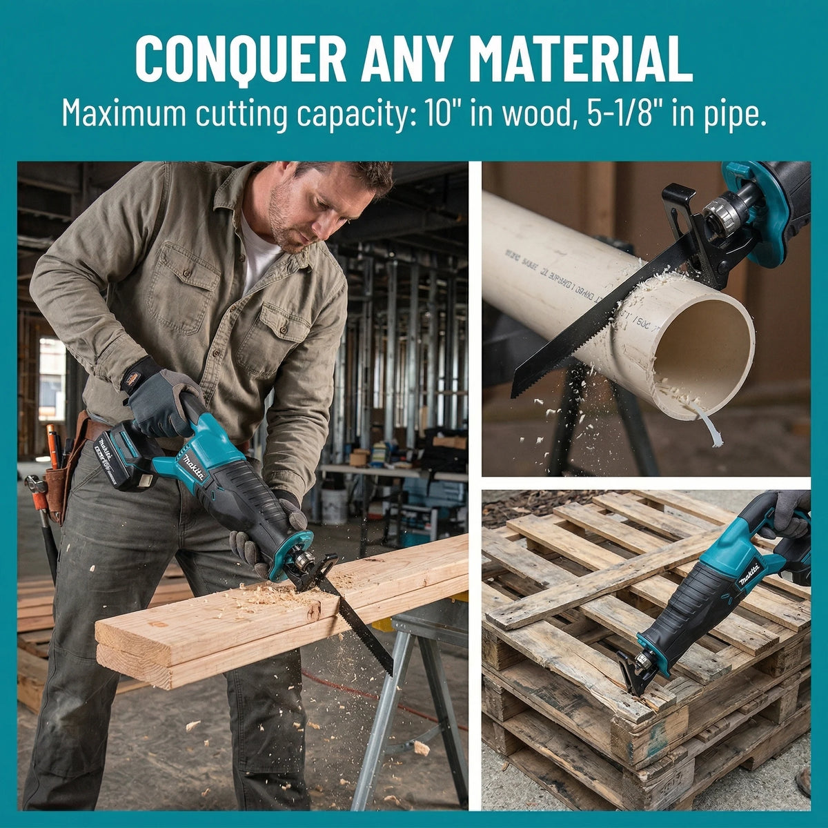 Makita 18V Brushless Cordless Reciprocating Saw