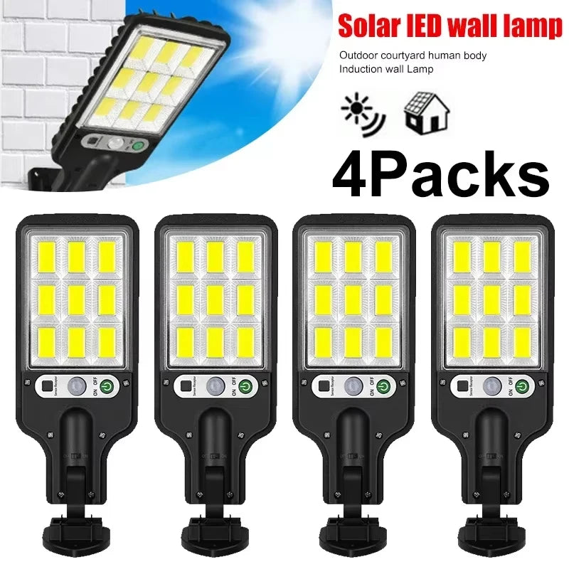 Solar LED Outdoor Wall Lights – Waterproof Garden & Security Lighting
