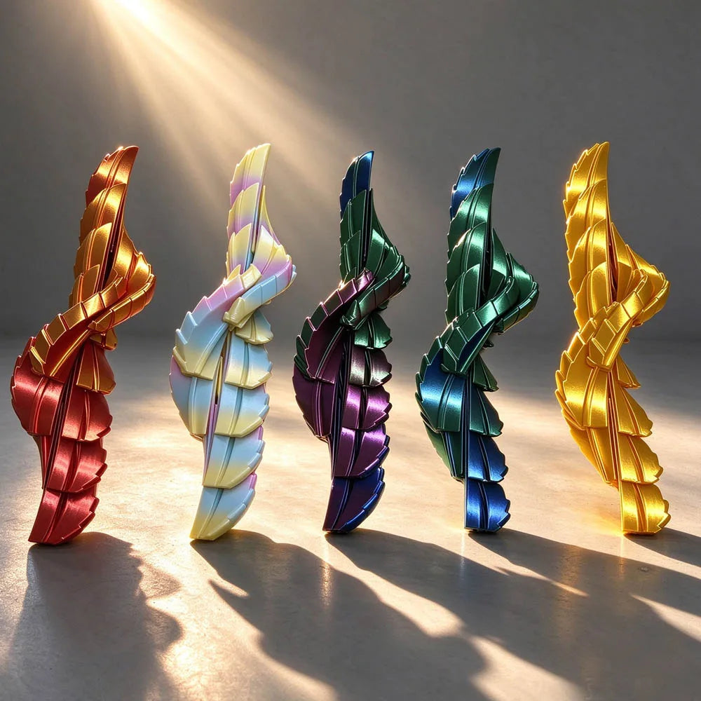 3D Printed Dragon Egg Fidget Toy – Articulated Dragon