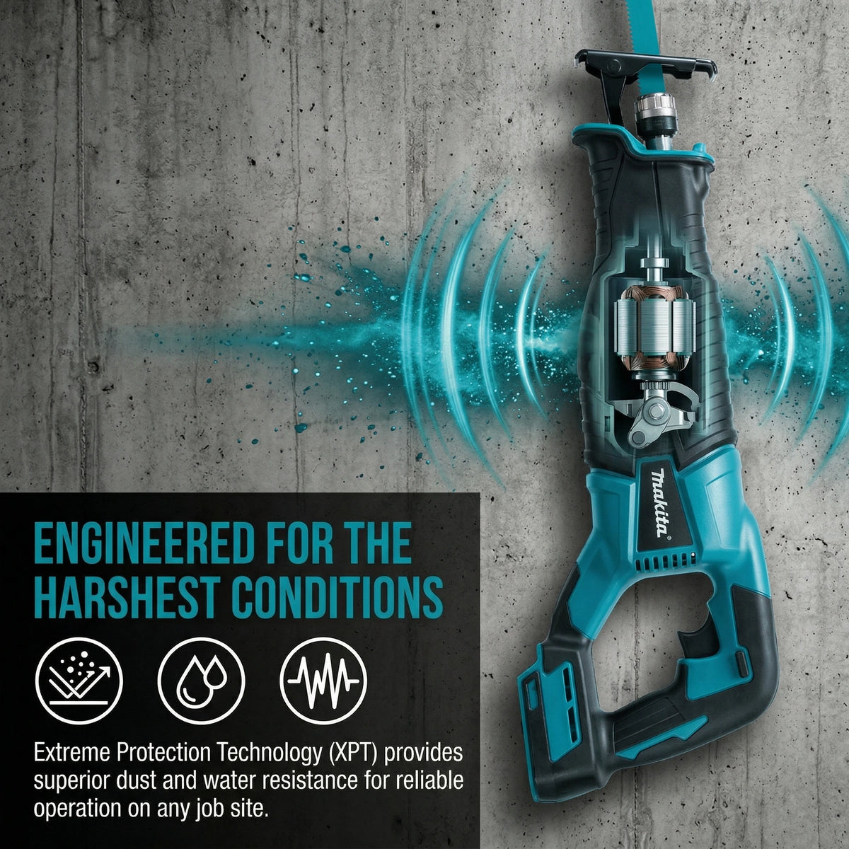 Makita Cordless Reciprocating Saw for Wood & Metal