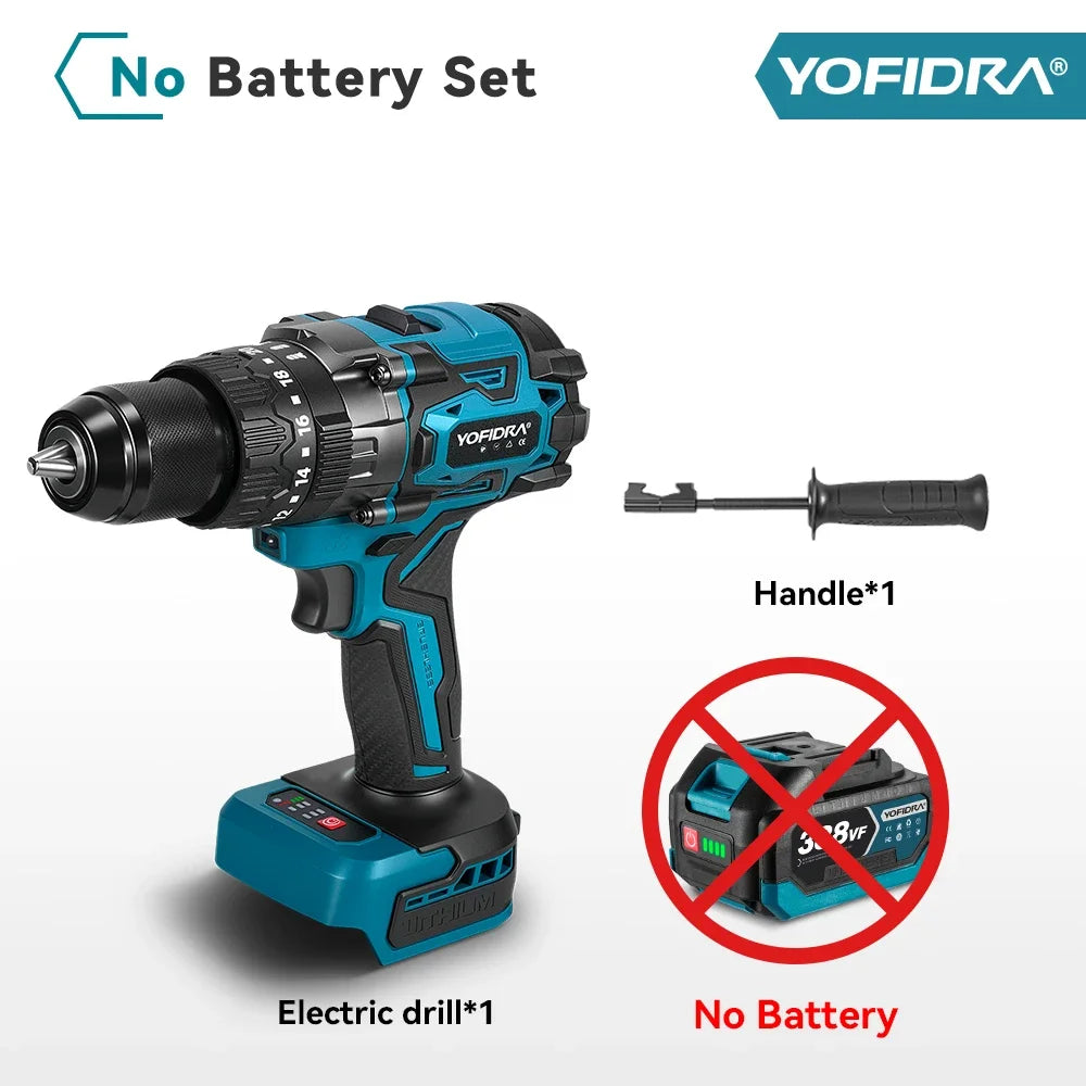 YOFIDRA Brushless Cordless Impact Drill