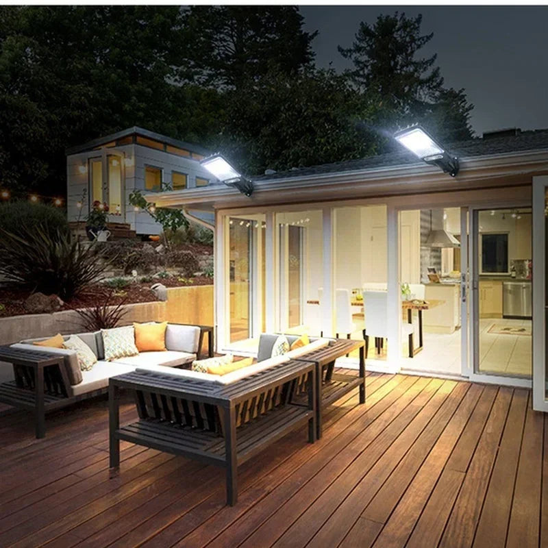 Solar LED Outdoor Wall Lights – Waterproof Garden & Security Lighting