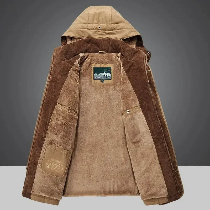 Men's Heavyweight Hooded Winter Parka