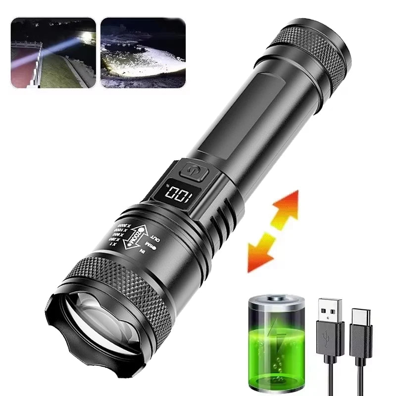 Rechargeable High-Power LED Flashlight