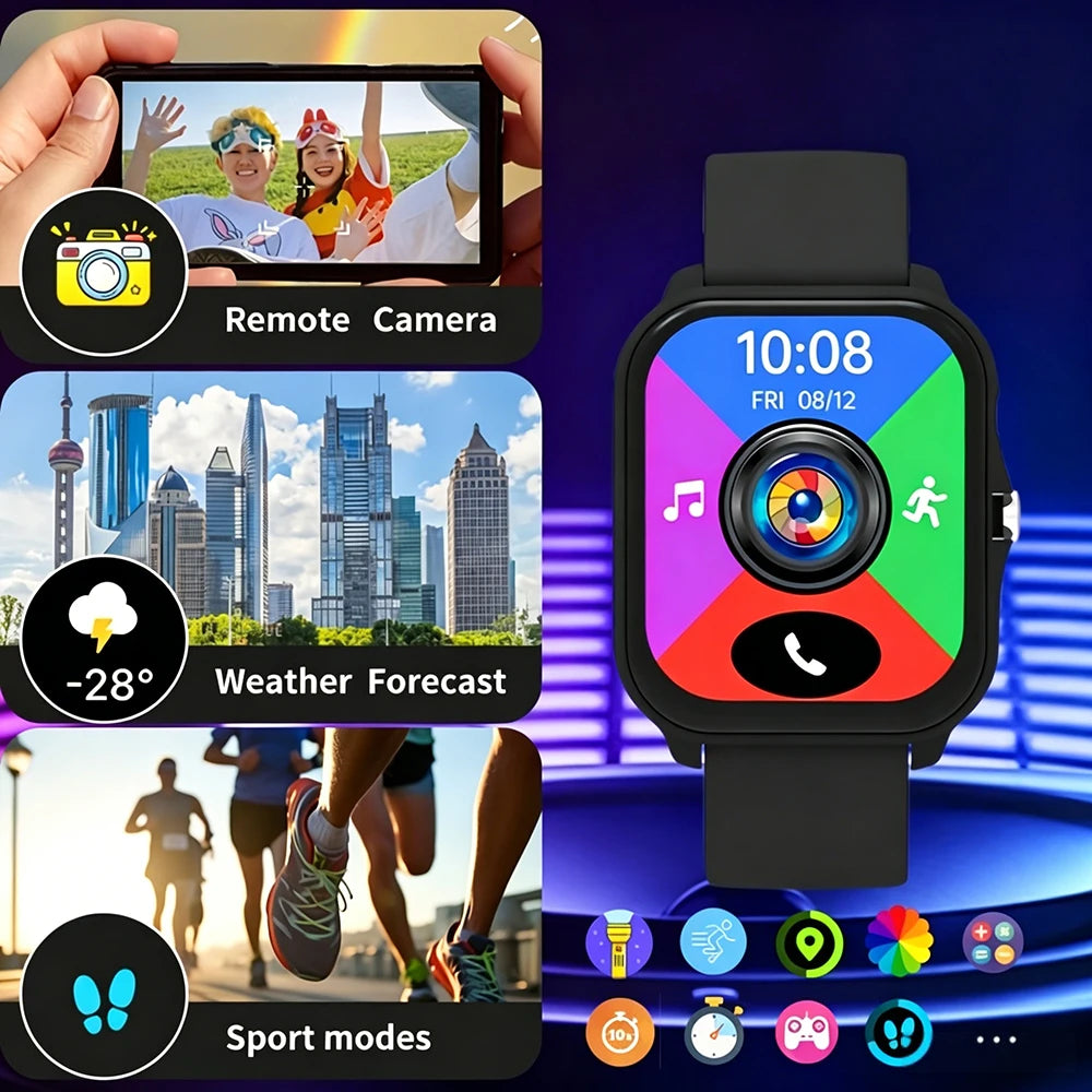 1.83-Inch HD Smartwatch with Bluetooth Calling