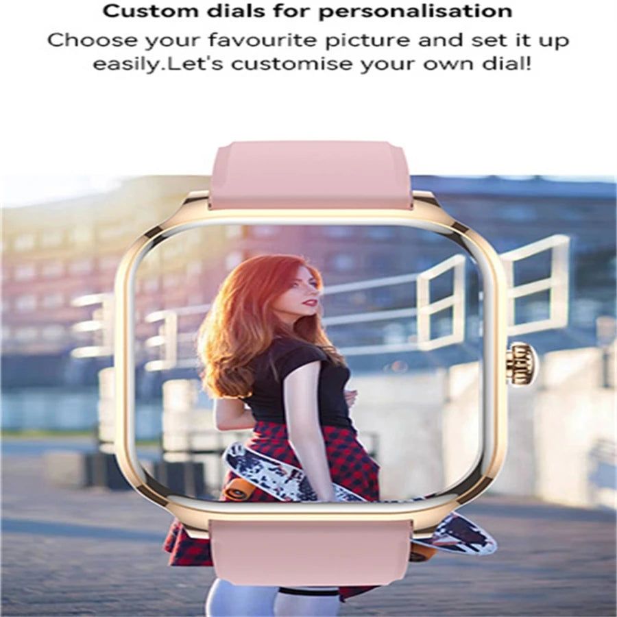 2.01-Inch HD Touchscreen Smartwatch