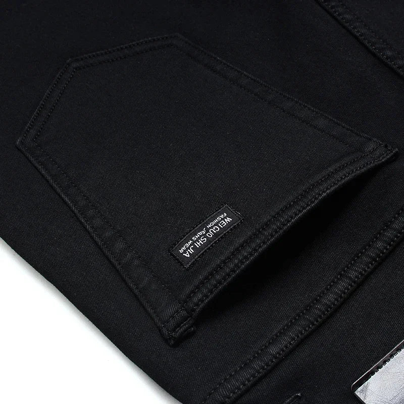 Men's Classic Straight-Leg Casual Jeans
