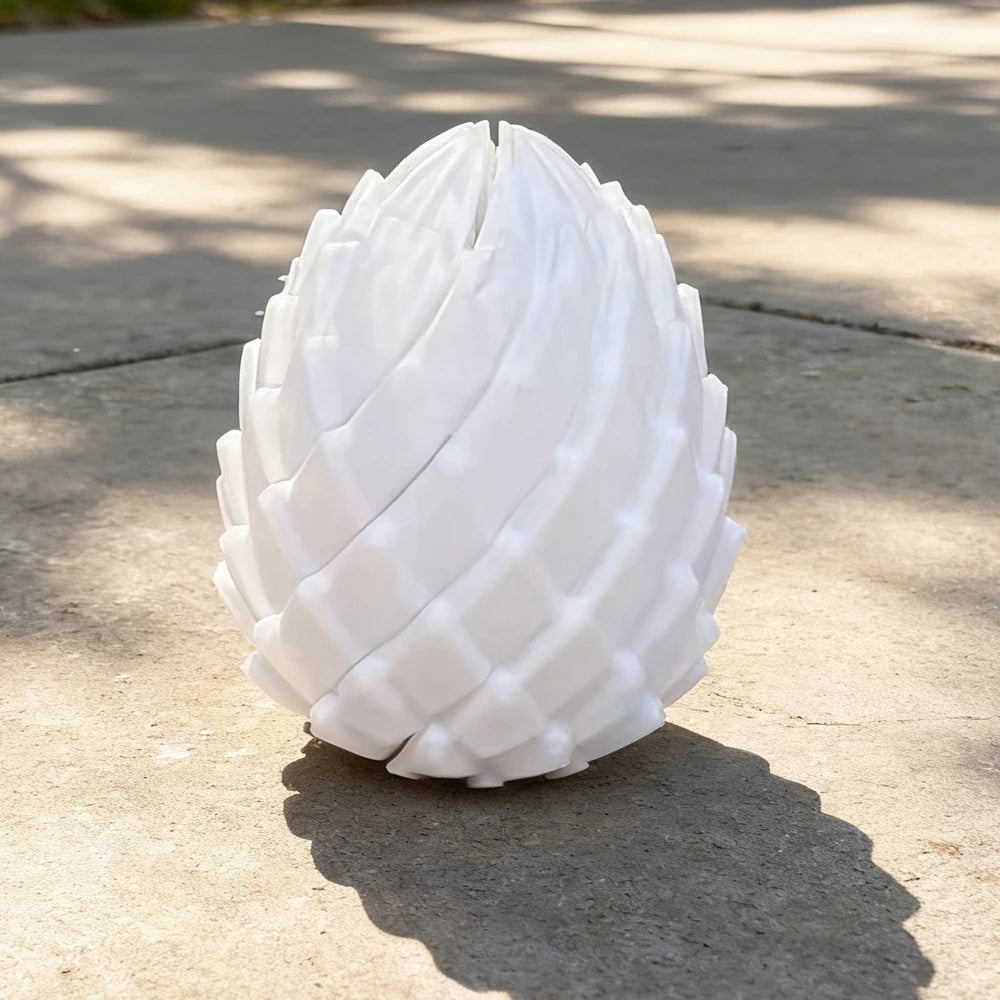 3D Printed Dragon Egg Fidget Toy – Articulated Dragon