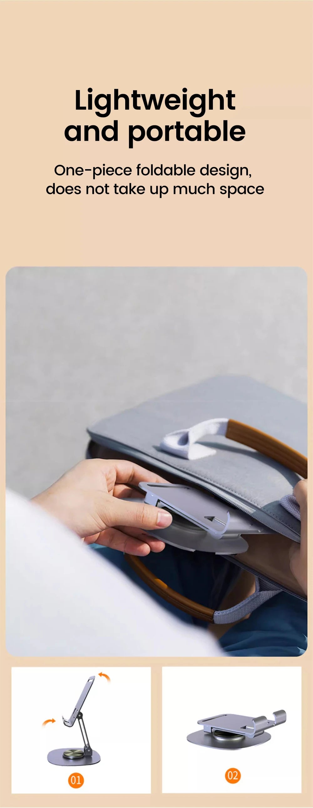 Adjustable Rotating Desktop Phone Stand