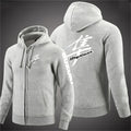 Men's Motorcycle-Inspired Casual Hoodie