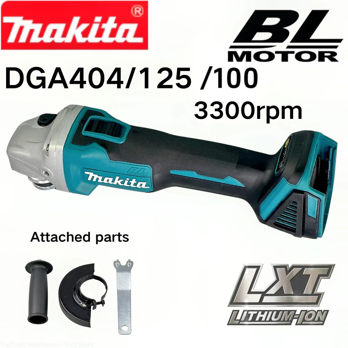 Makita DGA404 18V Brushless Cordless Angle Grinder